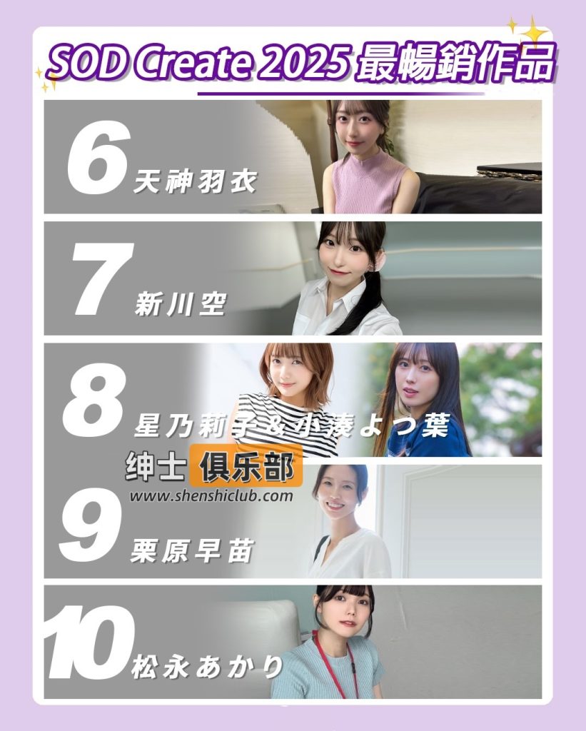 图片[2]- SOD 2026年度作品排行榜正式出炉：超新星全面上位，松永明里强势登顶畅销王座- 绅士俱乐部