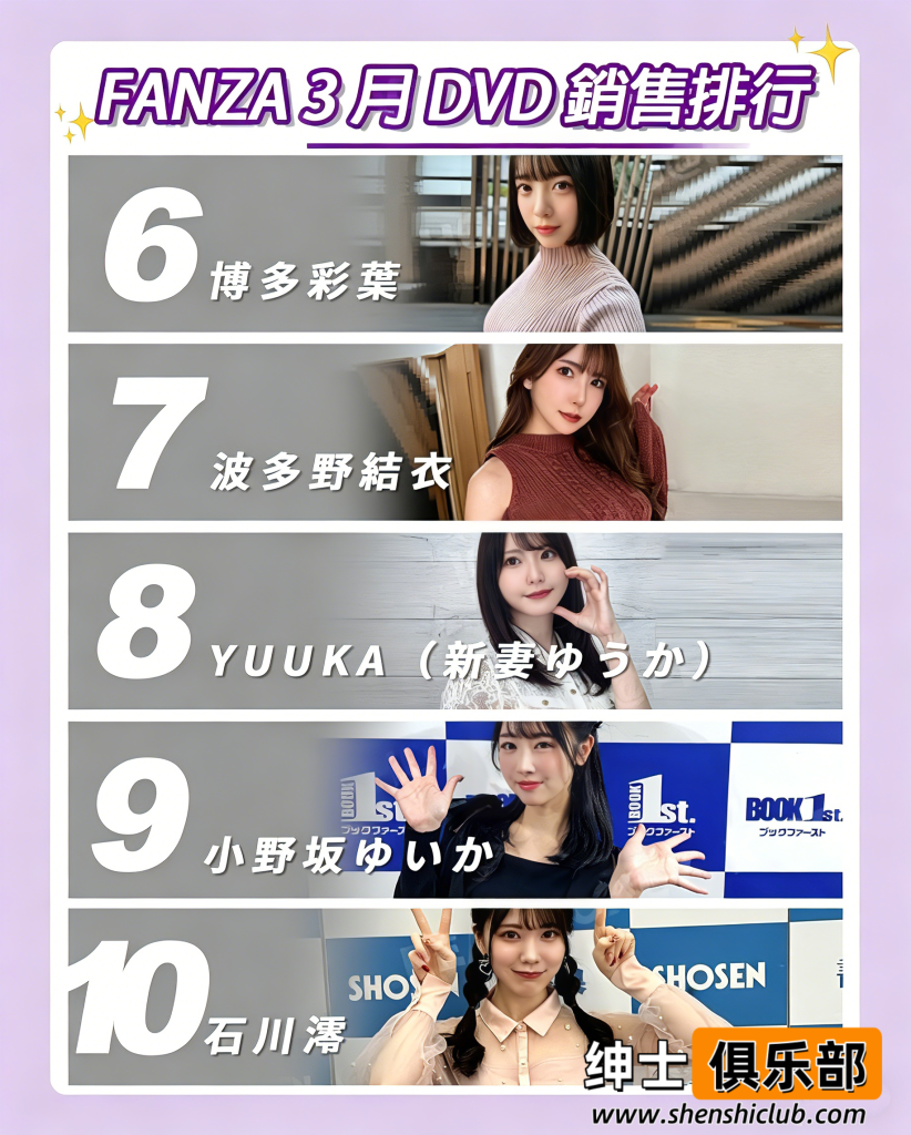 图片[2]- 2026年3月FANZA排行榜出炉：瀬戸環奈强势登顶，河北彩花失守王座，新人全面崛起！- 绅士俱乐部