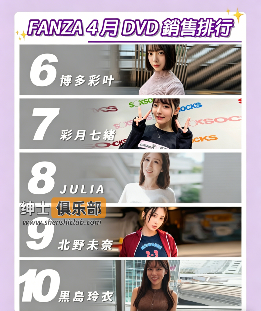 图片[2]- 2026年FANZA四月榜：瀬戸環奈夺冠 波多野結衣逆袭- 绅士俱乐部